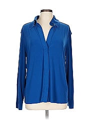 Norma Kamali Long Sleeve Polo
