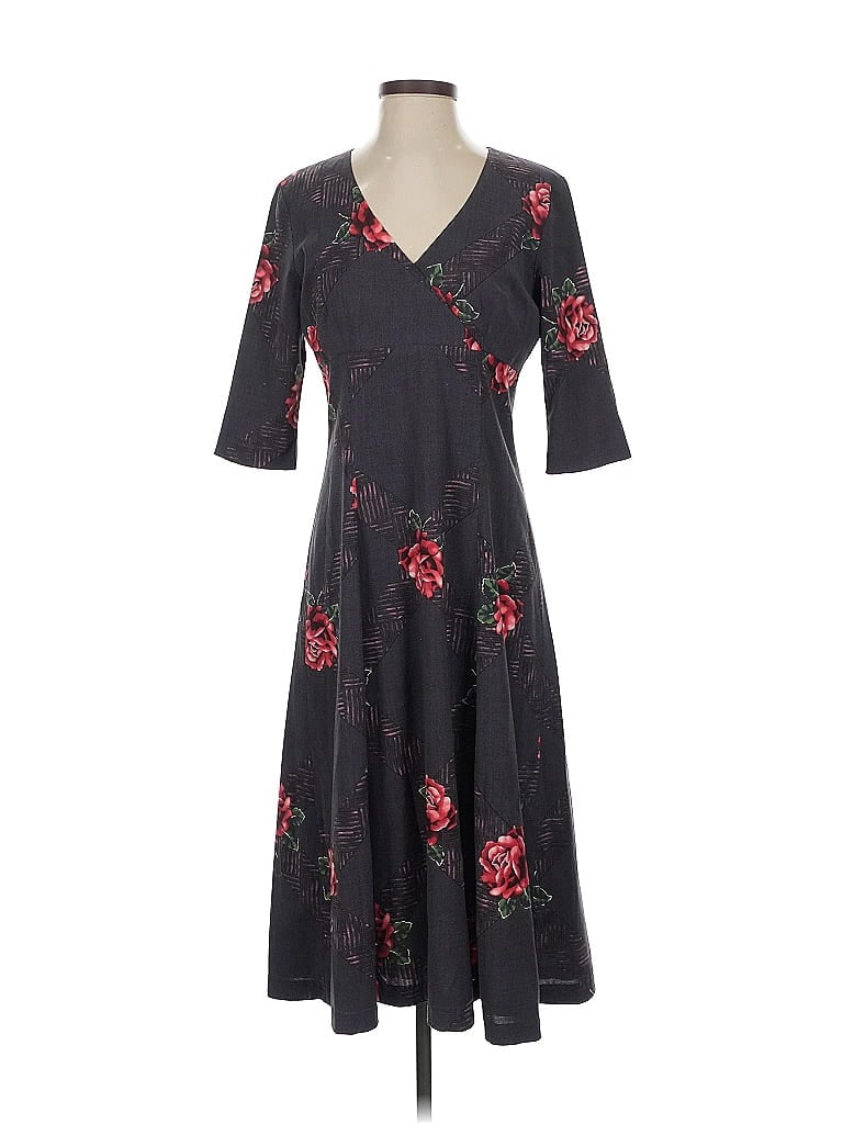 Pre-owned Tocca Casual Dress In Gray