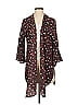 Carole Christian 100% Polyester Burgundy Kimono Size S - photo 1