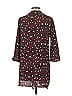 Carole Christian 100% Polyester Burgundy Kimono Size S - photo 2
