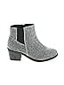 Nanette Lepore Gray Silver Ankle Boots Size 4 - photo 1
