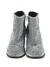 Nanette Lepore Gray Silver Ankle Boots Size 4 - photo 2