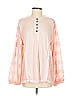 Pol Pink Long Sleeve Blouse Size S - photo 1