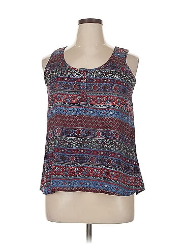 Pink Rose Sleeveless Blouse (view 1)