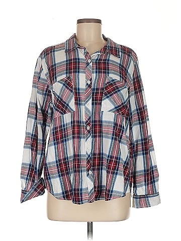 Faded Glory Long Sleeve Button-Down Shirt (view 1)