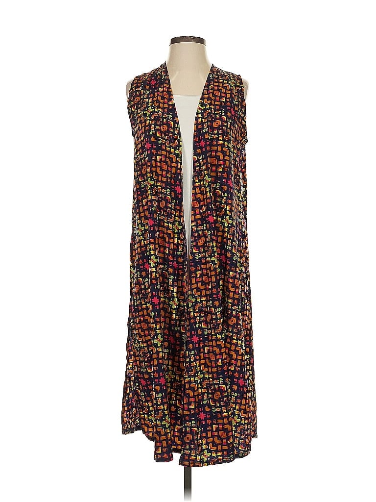 Pre-owned Lularoe Kimono In Black