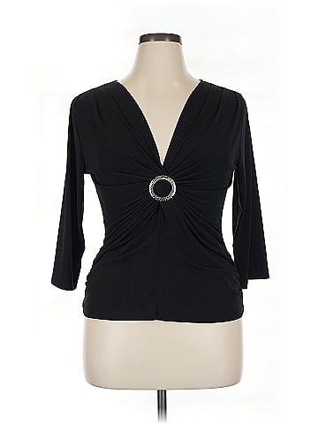AB Studio 3/4 Sleeve Top (view 1)