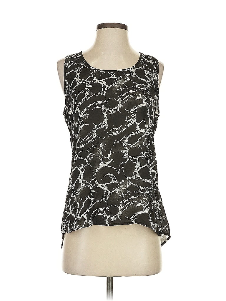 Pre-owned New York And Company Sleeveless Blouse In Black