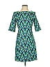 an original MILLY of New York Argyle Teal Casual Dress Size 2 - photo 1