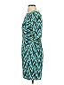 an original MILLY of New York Argyle Teal Casual Dress Size 2 - photo 4
