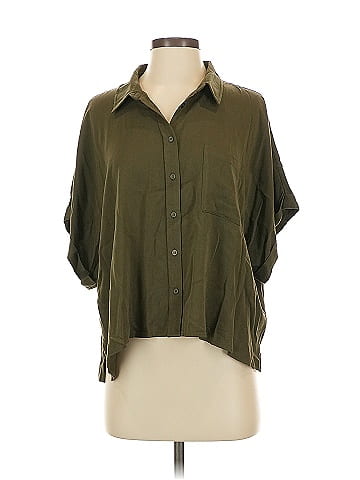 Forever 21 3/4 Sleeve Button-Down Shirt (view 1)