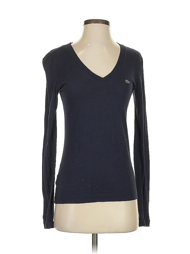 Lacoste Blue Long Sleeve T-Shirt Size EU 36 / US 6 - photo 1
