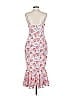 Likely 100% Polyester Floral White Cocktail Dress Size 4 - photo 2