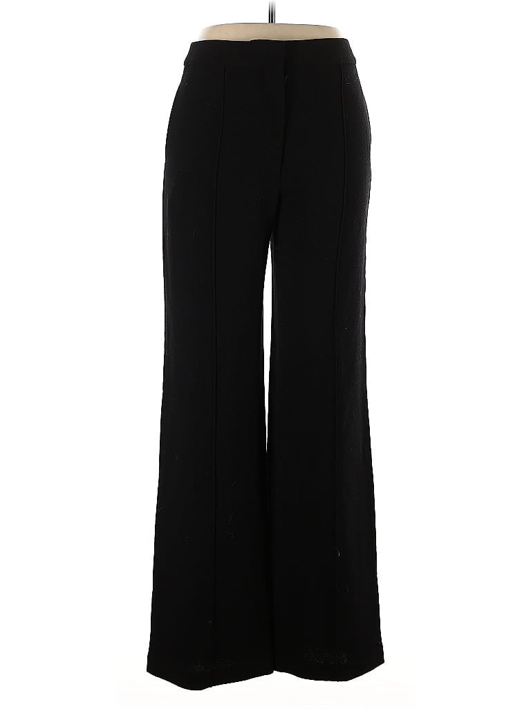 Pre-owned Adam Lippes Wool Pants In Black