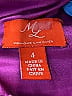 ML Monique Lhuillier 100% Polyester Purple Cocktail Dress Size 4 - photo 7