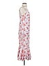 Likely 100% Polyester Floral White Cocktail Dress Size 4 - photo 3