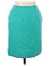 Amanda Smith 100% Acetate Solid Teal Green Formal Skirt Size 14 (petite) - photo 1