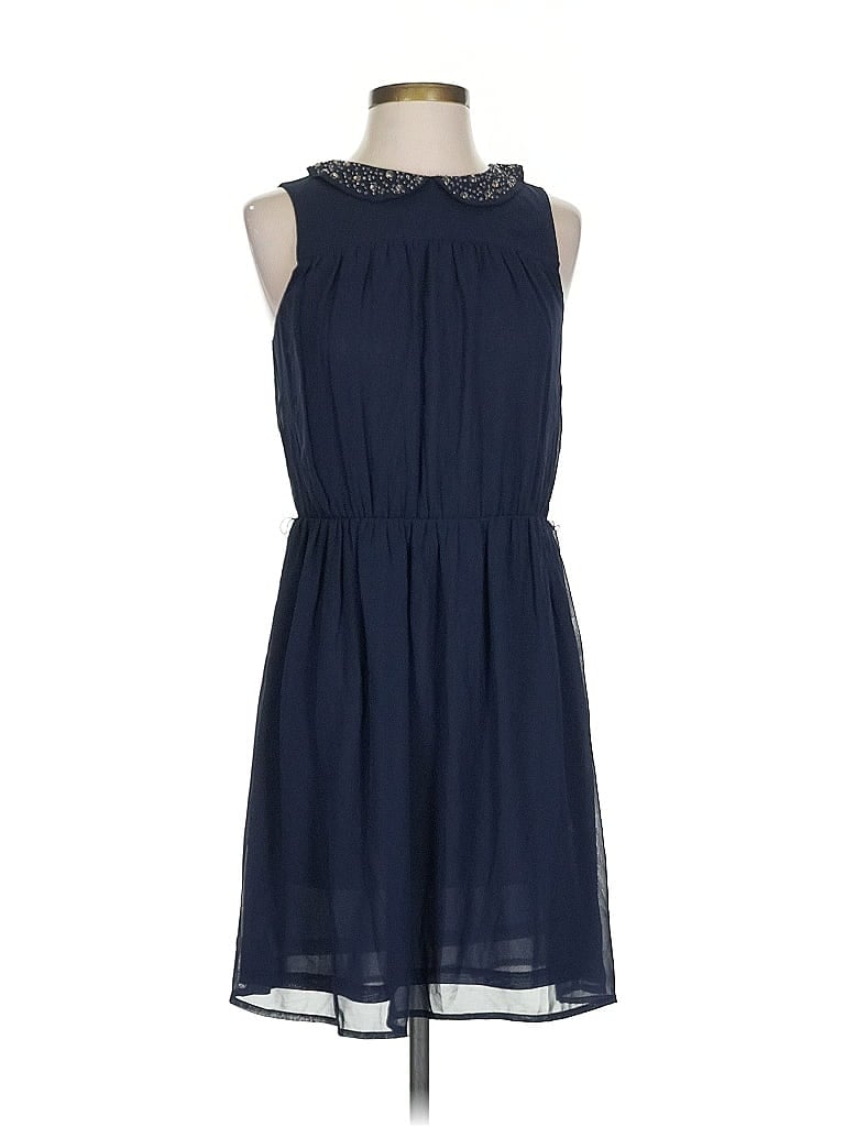 Pre-owned Ann Taylor Loft Outlet Casual Dress In Blue