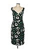 Black Halo Paisley Green Cocktail Dress Size 8 - photo 1