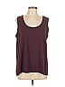 bryn WALKER Burgundy Red Sleeveless T-Shirt Size L - photo 1