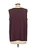 bryn WALKER Burgundy Red Sleeveless T-Shirt Size L - photo 2