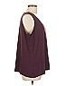 bryn WALKER Burgundy Red Sleeveless T-Shirt Size L - photo 3