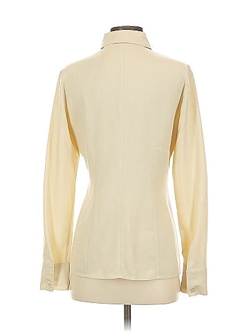 Equipment Long Sleeve Silk Top (view 2)