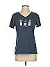 Life Is Good 100% Cotton Blue Short Sleeve T-Shirt Size S - photo 1