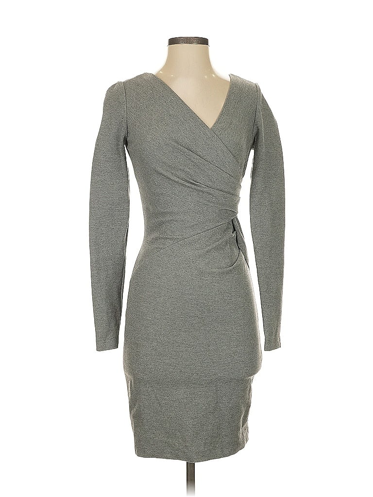 Robert Rodriguez Gray Cocktail Dress Size 2 - photo 1