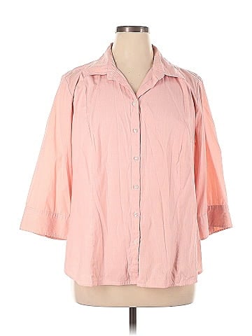 Riders by Lee 3/4 Sleeve Button-Down Shirt (view 1)