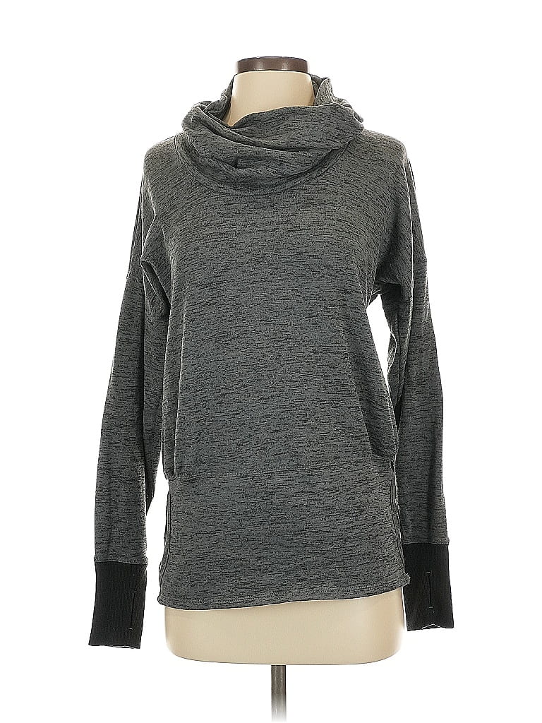Pre-owned Athleta Sweatshirt In Gray