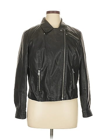 Baccini Faux Leather Jacket (view 1)