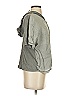XCVI 100% Cotton Gray 3/4 Sleeve Button-Down Shirt Size XS - photo 3