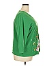 Ruby Rd. Green 3/4 Sleeve Top Size 2X - photo 3