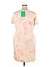 Pact 100% Cotton Tie-dye Orange Casual Dress Size XXL - photo 2