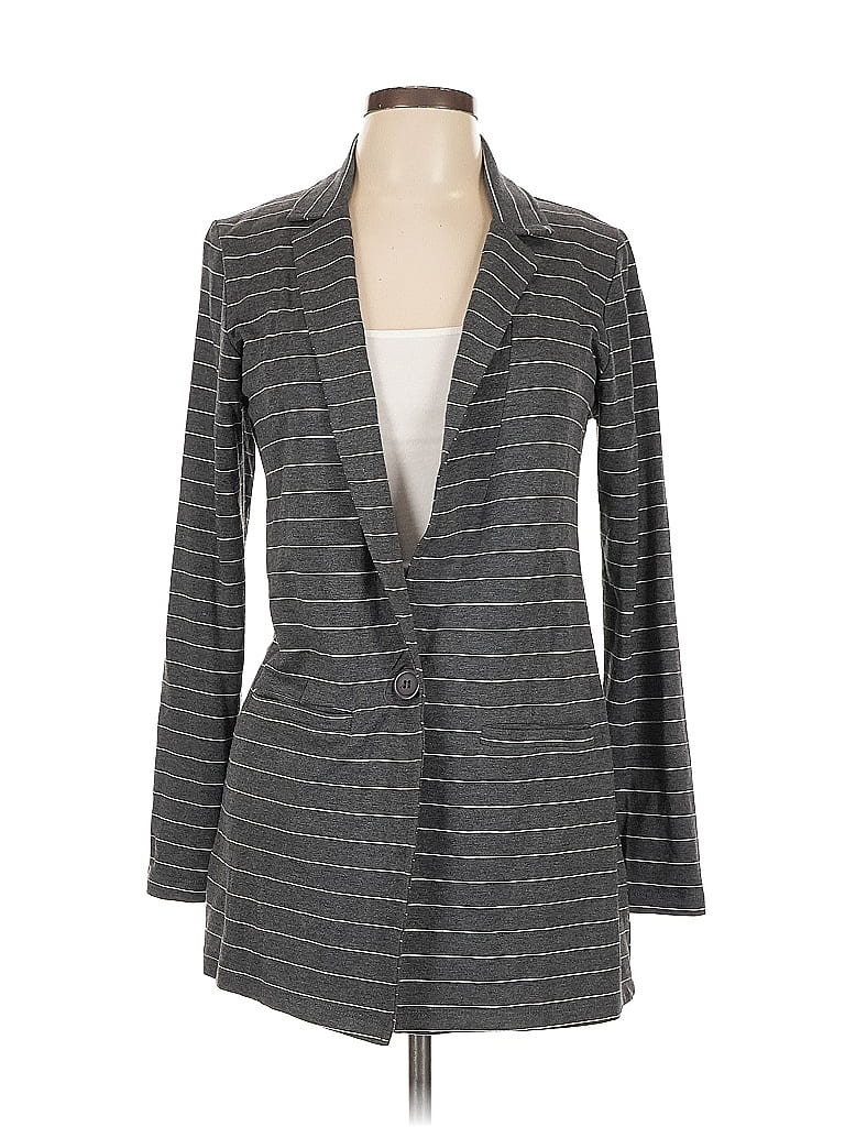 Left Coast by Dolan Stripes Gray Blazer Size L - photo 1
