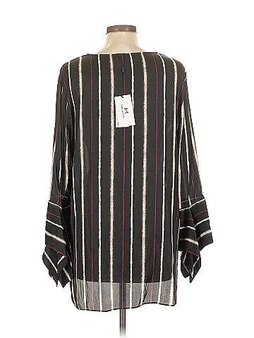 H By Halston Long Sleeve Blouse (view 2)