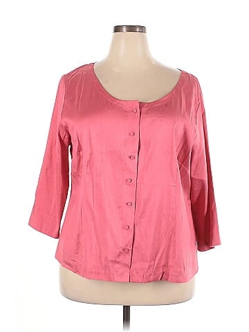 Eileen Fisher 3/4 Sleeve Silk Top (view 1)