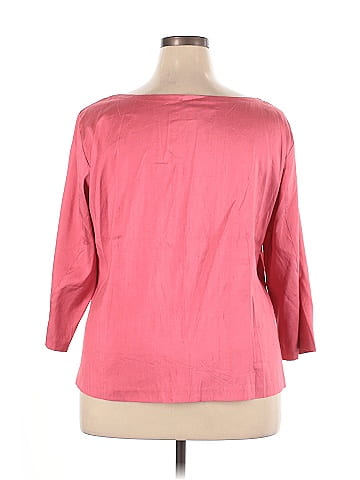 Eileen Fisher 3/4 Sleeve Silk Top (view 2)