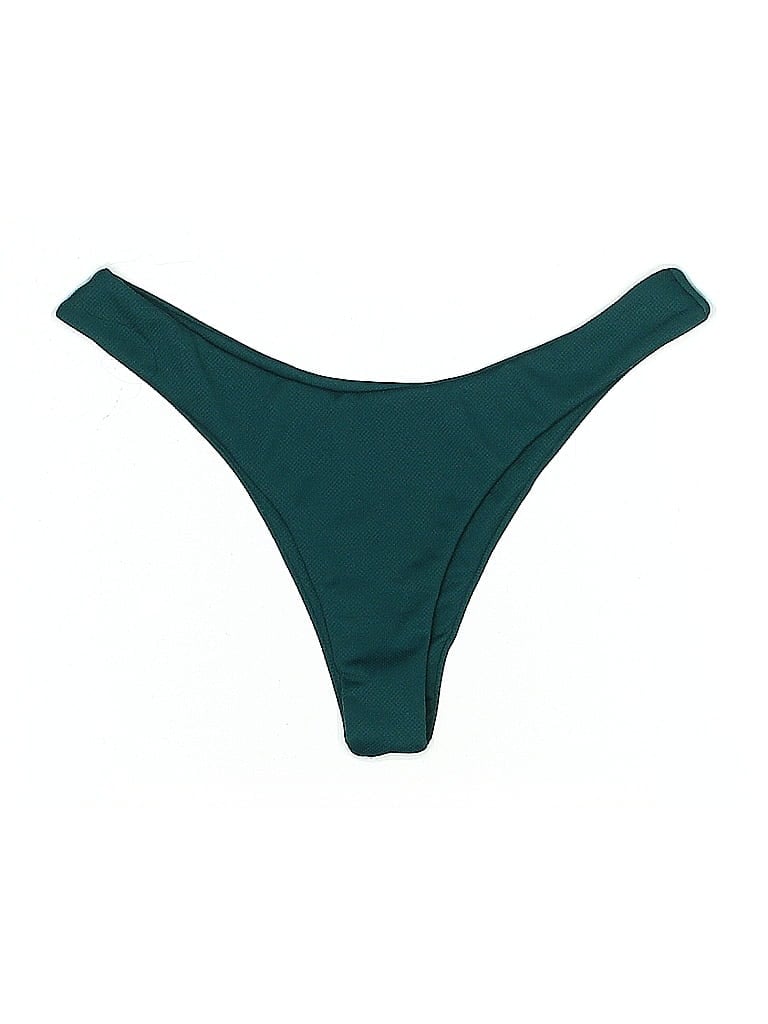 Zaful Solid Teal Green Swimsuit Bottoms Size L - photo 1