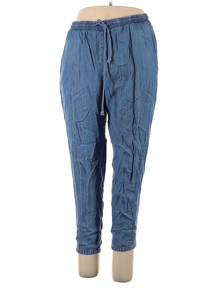 Pre-owned Chelsea & Theodore Casual Pants In Blue