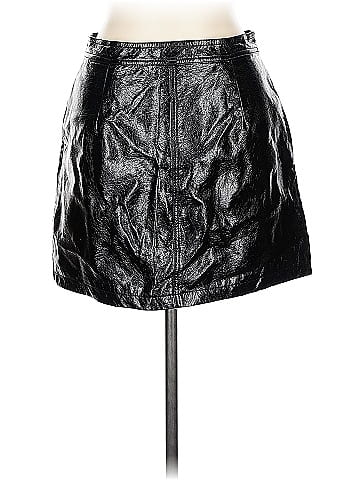 Forever 21 Contemporary Faux Leather Skirt (view 2)