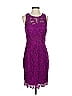 ML Monique Lhuillier 100% Polyester Purple Cocktail Dress Size 4 - photo 1