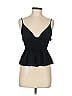Cami NYC 100% Silk Black Sleeveless Top Size M