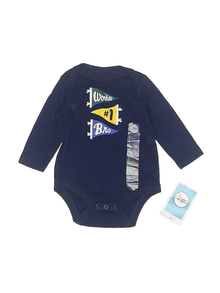 Click to view more detailed imagery on our partner's website Pre-owned Circo Babies' Long Sleeve Onesie In Blue