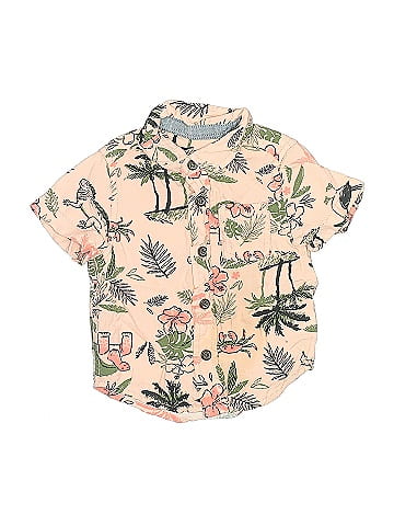 Cat & Jack Short Sleeve Button-Down Shirt (view 1)