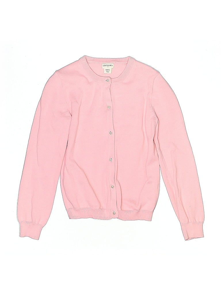 Crewcuts Outlet 100% Cotton Pink Cardigan Size 8 - photo 1