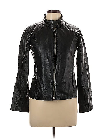 Nicole Miller Faux Leather Jacket (view 1)