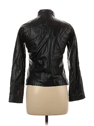 Nicole Miller Faux Leather Jacket (view 2)