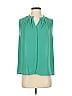 Collective Concepts 100% Polyester Teal Tank Top Size S - photo 1